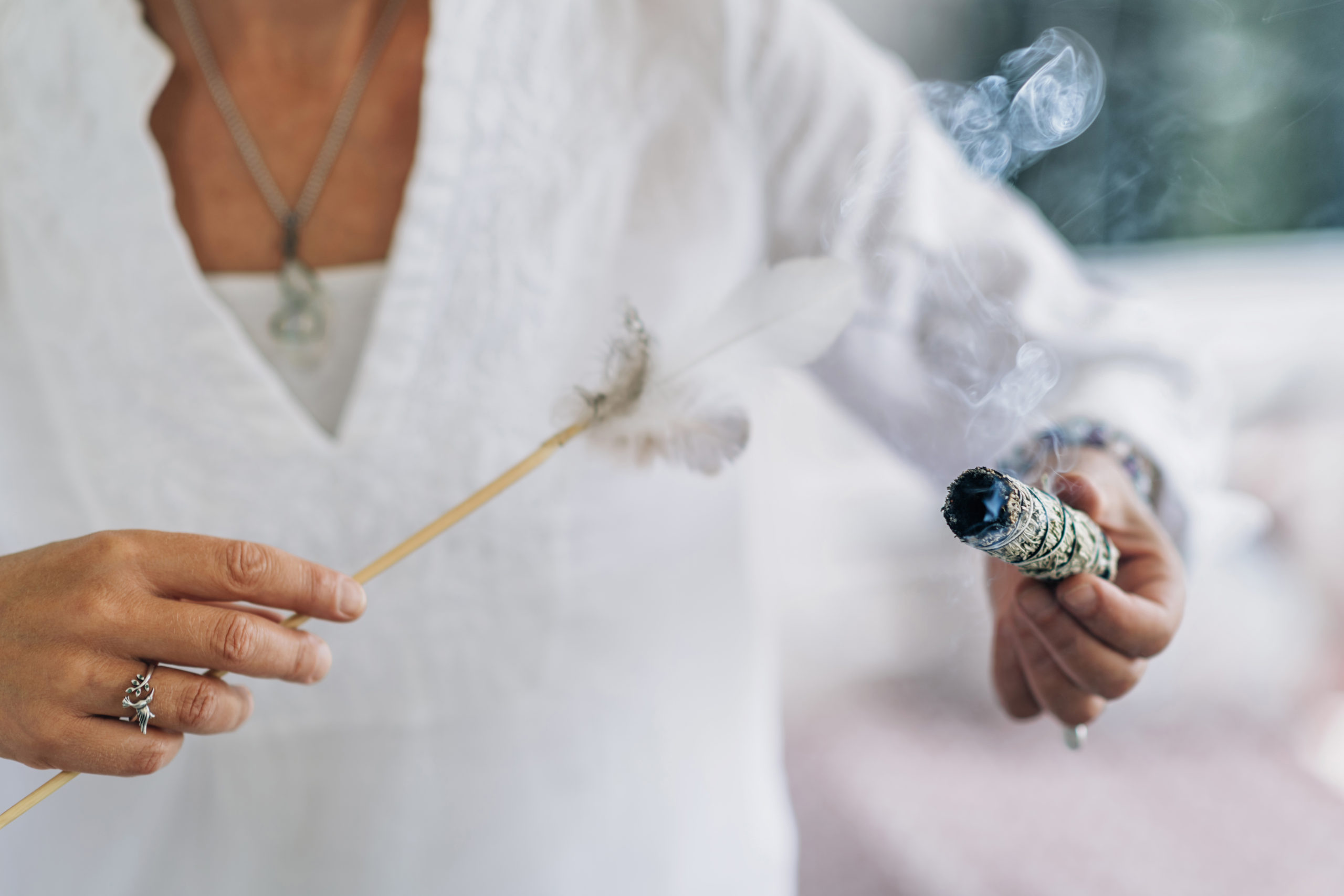 Spiritual Cleansing - Burning Sage Indoors